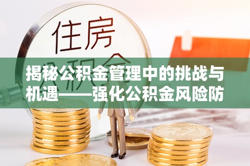 逊克揭秘公积金管理中的挑战与机遇——强化公积金风险防控的多维策略