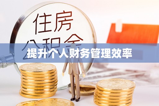 逊克提升个人财务管理效率