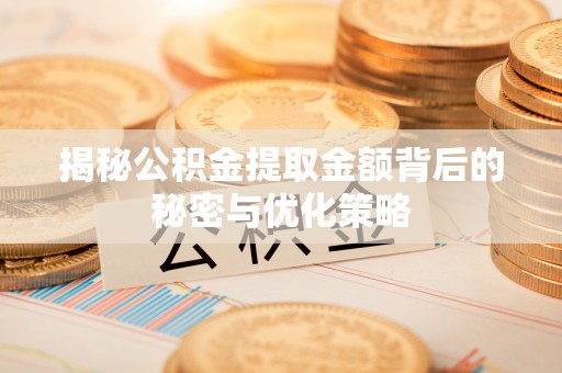 逊克揭秘公积金提取金额背后的秘密与优化策略