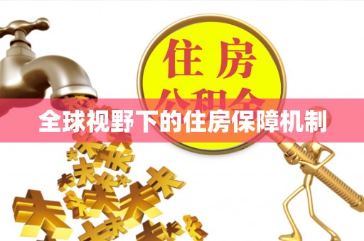 逊克全球视野下的住房保障机制