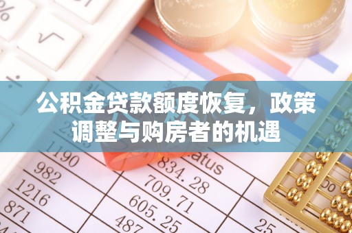 逊克公积金贷款额度恢复，政策调整与购房者的机遇