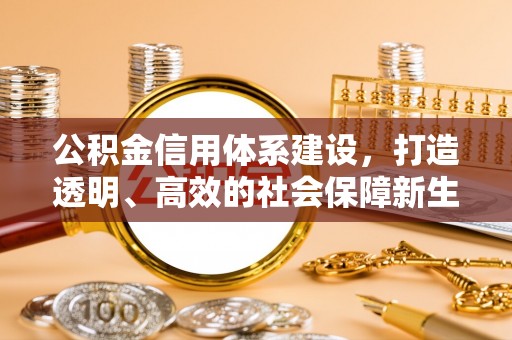 逊克公积金信用体系建设，打造透明、高效的社会保障新生态