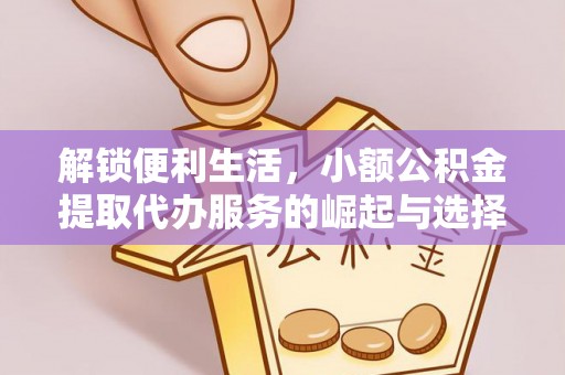 逊克解锁便利生活，小额公积金提取代办服务的崛起与选择