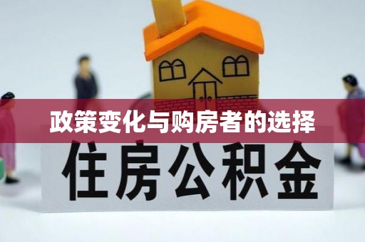 逊克政策变化与购房者的选择