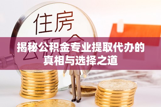逊克揭秘公积金专业提取代办的真相与选择之道