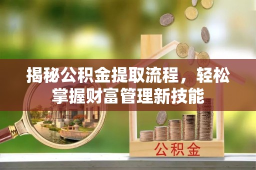 逊克揭秘公积金提取流程，轻松掌握财富管理新技能