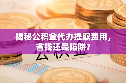 逊克揭秘公积金代办提取费用，省钱还是陷阱？