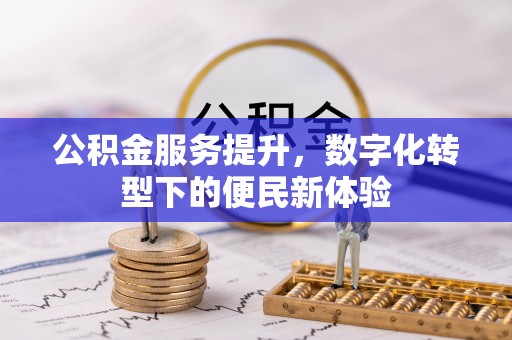 逊克公积金服务提升，数字化转型下的便民新体验