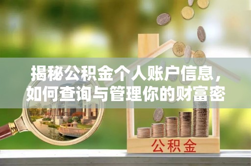 逊克揭秘公积金个人账户信息，如何查询与管理你的财富密码