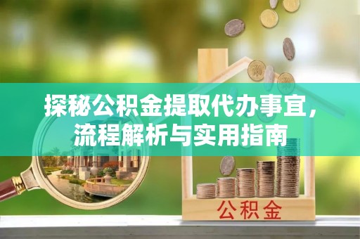 逊克探秘公积金提取代办事宜，流程解析与实用指南