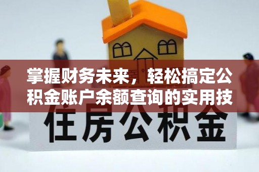 逊克掌握财务未来，轻松搞定公积金账户余额查询的实用技巧