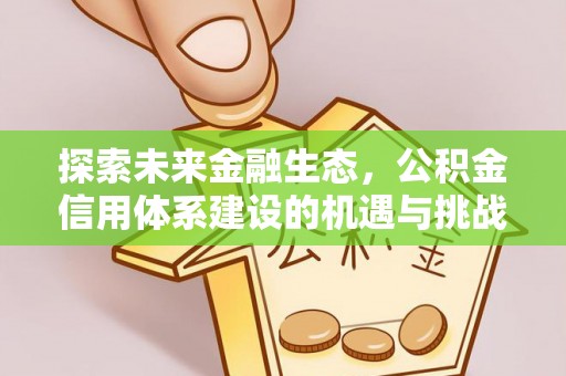 逊克探索未来金融生态，公积金信用体系建设的机遇与挑战