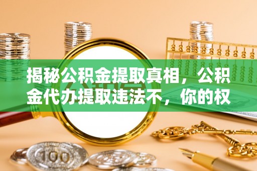 逊克揭秘公积金提取真相，公积金代办提取违法不，你的权益如何保障？