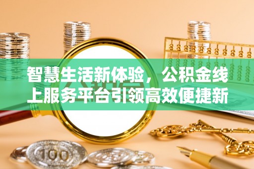 逊克智慧生活新体验，公积金线上服务平台引领高效便捷新时代
