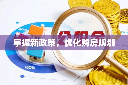 逊克掌握新政策，优化购房规划
