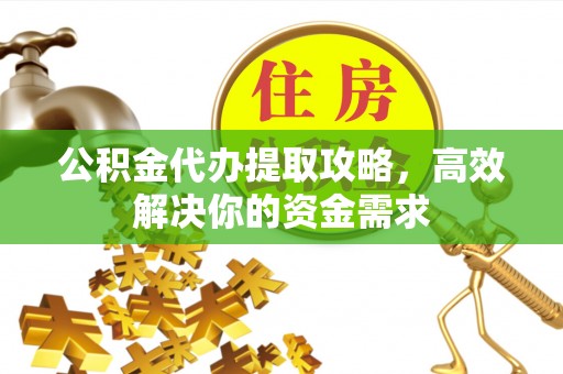逊克公积金代办提取攻略，高效解决你的资金需求