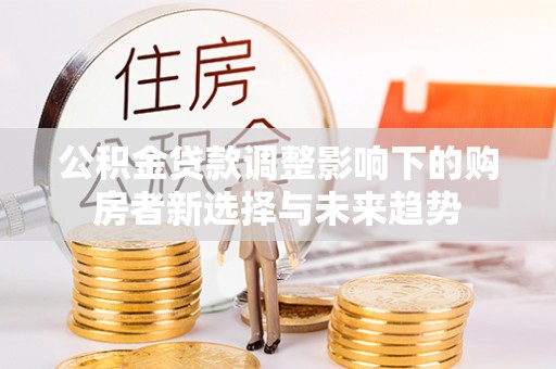 逊克公积金贷款调整影响下的购房者新选择与未来趋势