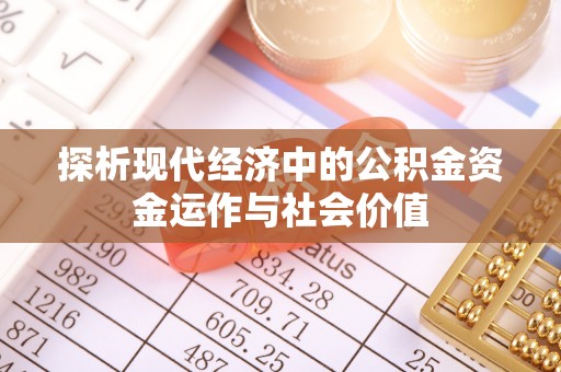 逊克探析现代经济中的公积金资金运作与社会价值