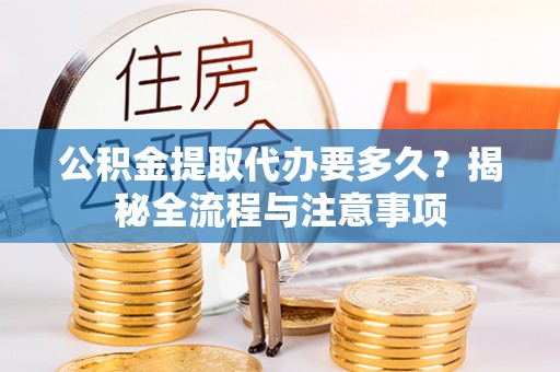 逊克公积金提取代办要多久？揭秘全流程与注意事项