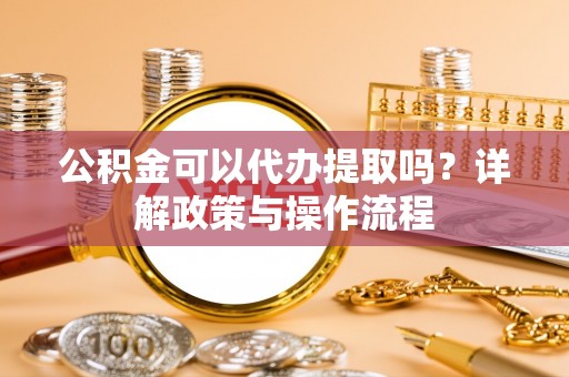 逊克公积金可以代办提取吗？详解政策与操作流程