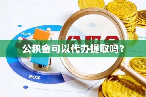 逊克公积金可以代办提取吗？
