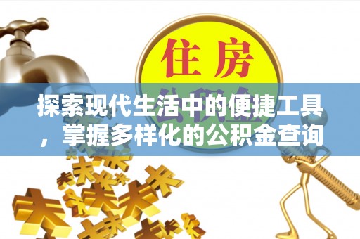 逊克探索现代生活中的便捷工具，掌握多样化的公积金查询方式